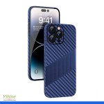 Premium Matte Carbon Fiber Shell Case for iPhone 16 Series