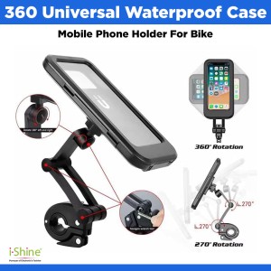 360 Universal Waterproof Case Mobile Phone Holder For Bike