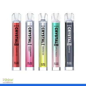 SKE Crystal Bar Disposable Bar Vape Kit Device 600 Puffs 2ml 20mg Nic Salt Device All Flavors