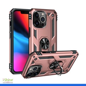 Slim Shockproof Ring Armor Stand Phone Cover Case For Apple iPhone 16 Series 16, 16 Plus, 16 Pro, 16 Pro Max