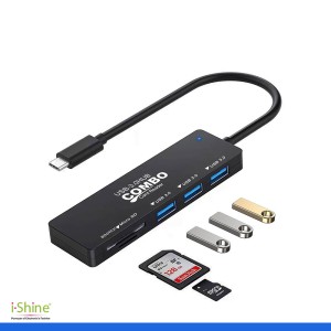 5-in-1 USB-C Hub Type-C To Multi-Functional SD Card Reader