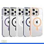 Compatible Acrylic Magnetic Attraction Case For iPhone 15 &amp; 16 Series