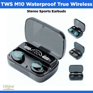 TWS M10 Waterproof True Wireless Stereo Sports Earbuds
