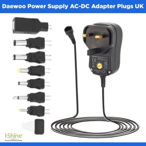 Daewoo Power Supply AC-DC Adapter Plugs UK