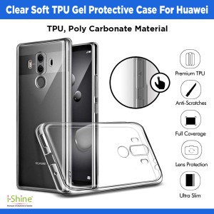 Clear Soft TPU Gel Protective Case For Huawei Honor 8X Y6 2019 P30 Lite P30 Pro P20 Pro P Smart Z P Smart 2019 Mate 20 Pro