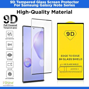 9D Tempered Glass Screen Protector For Samsung Galaxy Note Series Note 8 Note 9 Note 10 Note 20 / Ultra
