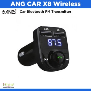 ANG CAR X8 Wireless Car Bluetooth FM Transmitter