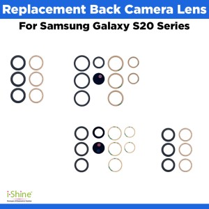 Replacement Back Camera Lens For Samsung Galaxy S20 Series S20, S20 Plus, S20FE, S20 Ultra