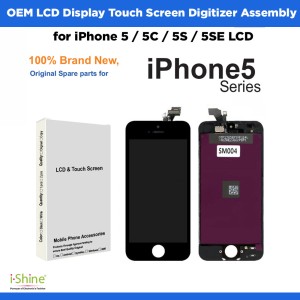 OEM iPhone 5 / 5C / 5S / 5SE LCD Display Touch Screen Digitizer Assembly