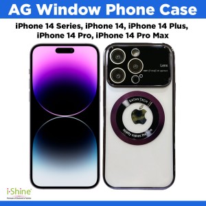 AG Window Phone Case for iPhone 14 Series, iPhone 14, iPhone 14 Plus, iPhone 14 Pro, iPhone 14 Pro Max