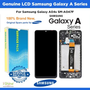 Genuine Service Pack LCD Display Touch Screen Digitizer For Samsung Galaxy A04s SM-A047F