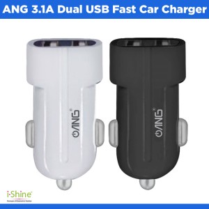 ANG 3.1A Dual USB Fast Car Charger