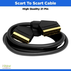 High Quality 21 Pin Scart To Scart Cable