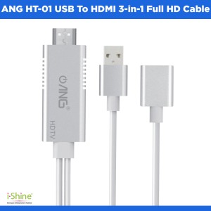 ANG HT-01 USB To HDMI 3-in-1 Full HD Cable