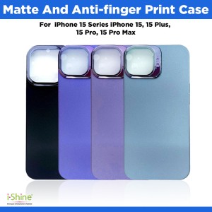 Matte And Anti-finger Print Case Compatible For iPhone 15 Series iPhone 15, 15 Plus, 15 Pro, 15 Pro Max