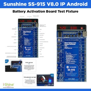 Sunshine SS-915 V8.0 IP Android Battery Activation Board Test Fixture