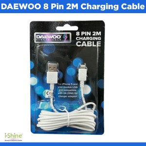 8 Pin USB To Lightning Charging Data Cable - 2 Meter