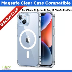Magsafe Clear Case Compatible For iPhone 14 Series 14 Pro, 14 Plus, 14 Pro Max