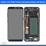 OLED Frame Assembly for Samsung Galaxy S9 Plus, S8, S8 Plus Service Pack Screen