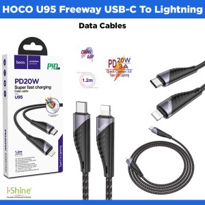 HOCO U95 Freeway USB-C To USB-C And USB-C To Lightning Data Cables
