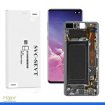 Original OLED LCD Touch Screen For Samsung Galaxy S10 Series With Frame