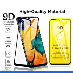 9D Tempered Glass Screen Protector For Samsung Galaxy A Series A01 Core, A12, A13 4G/5G, A14 5G, A22 5G, A24, A34, A54