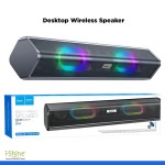 HOCO "BS49 Dazzling Sound" Desktop Wireless Speaker - Metal Gray