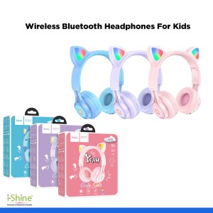 HOCO "W39 Cat Ear" Wireless Bluetooth Headphones For Kids