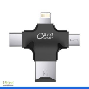 4 in 1 OTG USB Card Reader Adapter