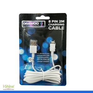 8 Pin USB To Lightning Charging Data Cable - 2 Meter