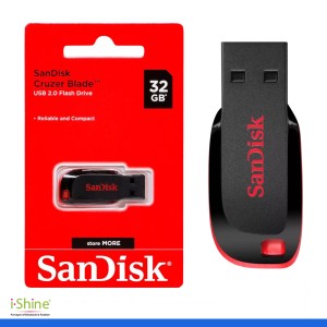 SanDisk Cruzer Blade USB 2.0 Flash Drive 32GB