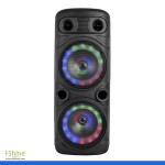 ZQS-8210S Bluetooth Trolley Speaker Double 8 INCH Bluetooth Outdoor Sound King Speaker Portable RGB Light Party