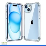 Anti Burst Clear Tough Gel Case For iPhone 15 Series