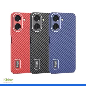 Premium Matte Carbon Fiber Shell Case for Redmi 13C and 14C