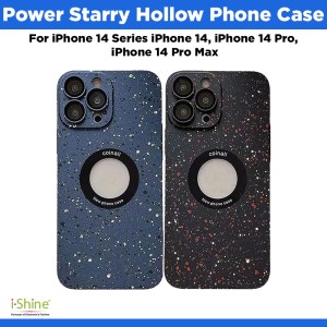 Power Starry Hollow Phone Case For iPhone 14 Series iPhone 14, iPhone 14 Pro, iPhone 14 Pro Max