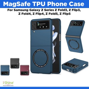 MagSafe TPU Phone Case Compatible For Samsung Galaxy Z Series Z Fold3, Z Flip3, Z Fold4, Z Flip4, Z Fold5, Z Flip5