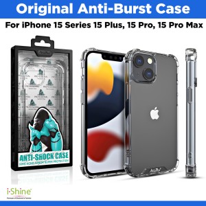 Original Anti Burst Case For iPhone 15 Series 15 Plus, 15 Pro, 15 Pro Max