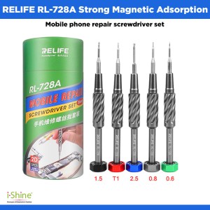 RELIFE RL-728A Strong Magnetic Adsorption Mobile phone repair screwdriver set