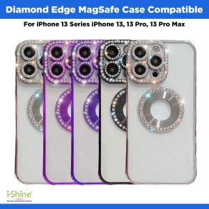 Diamond Edge MagSafe Case Compatible For iPhone 13 Series iPhone 13, 13 Pro, 13 Pro Max