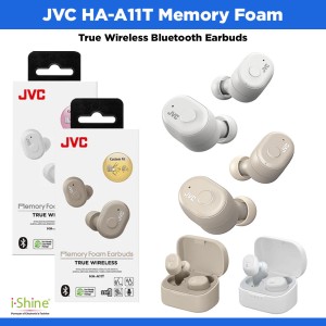JVC HA-A11T Memory Foam True Wireless Bluetooth Earbuds