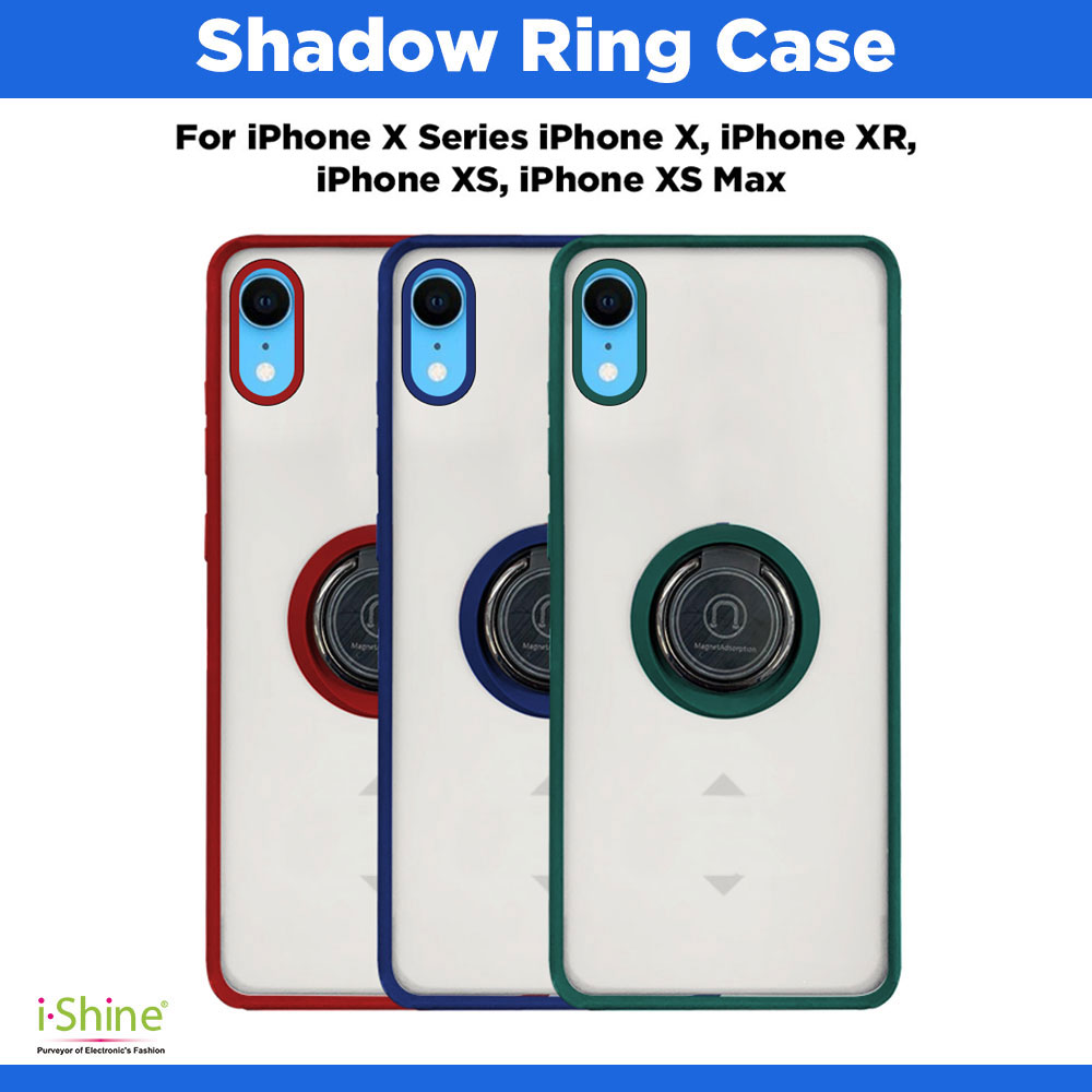 Shadow Ring Case For iPhone X Series iPhone X, iPhone XR, iPhone XS, iPhone XS Max