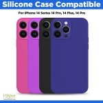 Silicone Case Compatible For iPhone 14 Series 14 Pro, 14 Plus, 14 Pro Max