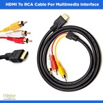 HDMI To RCA Cable For Multimedia Interface