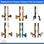 Replacement Power &amp; Volume Flex For Huawei Honor 8X Y6 2019 P30 Lite P30 Pro P20 Pro P Smart Z P Smart 2019 Mate 20 Pro