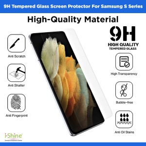 9H Tempered Glass Screen Protector For Samsung Galaxy S Series S22 S21 FE S21 Ultra 5G S10 Lite S9 Plus S8 S7