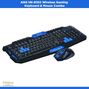 ANG HK-8100 Wireless Gaming Keyboard Mouse Combo