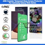 ANG Ceramic Tempered Glass Screen Protector For Samsung Galaxy Note Series Note 8, Note 9, Note 10, Note 10 Plus