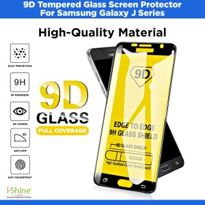 9D Tempered Glass Screen Protector For Samsung Galaxy J5 J6 Plus J7 J8