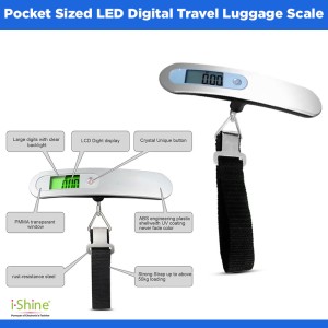 Pocket Sized LED Digital Travel Luggage Scale