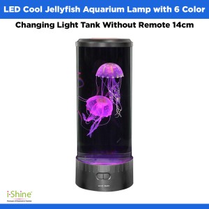 LED Cool Jellyfish Aquarium Lamp with 6 Color Changing Light Tank Without Remote 14cm